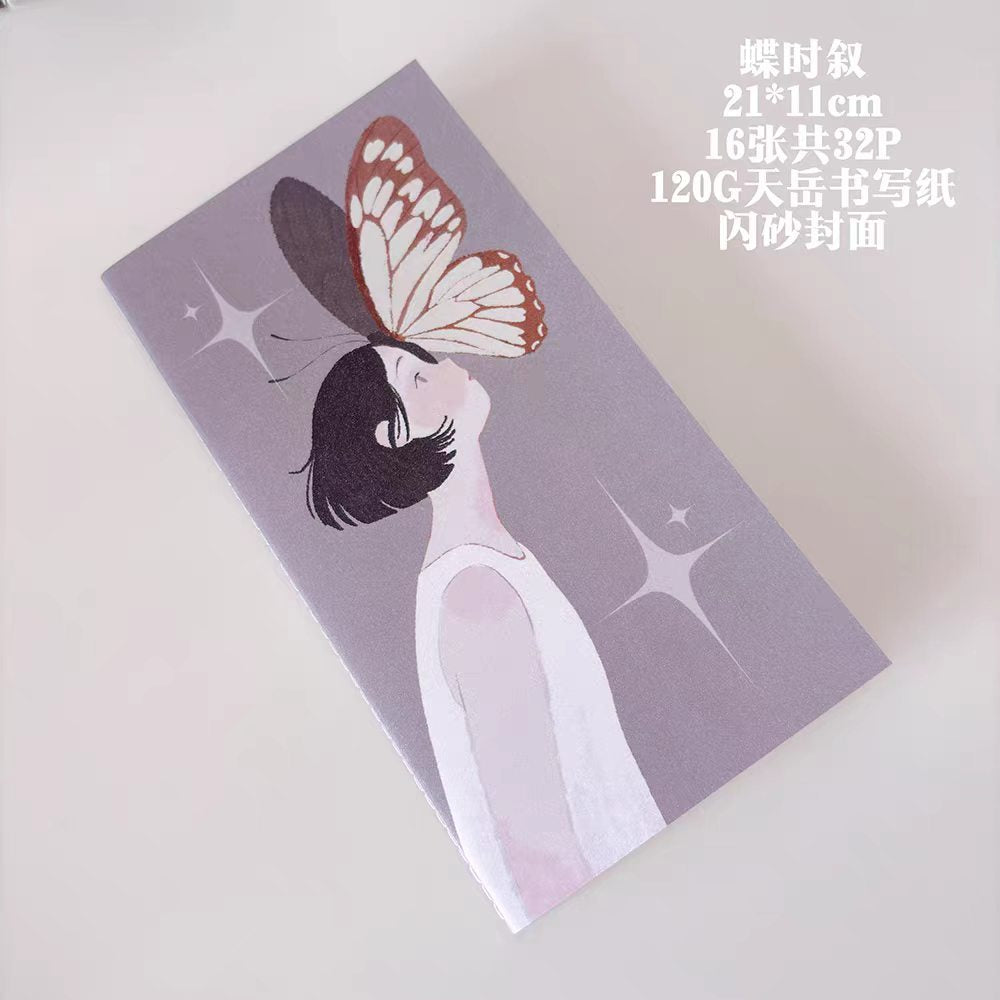 Blank inner pages Notebook (16 sheet/32pcs)