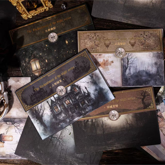 Journal paper packs (Dark theme) 30 sheets/pack