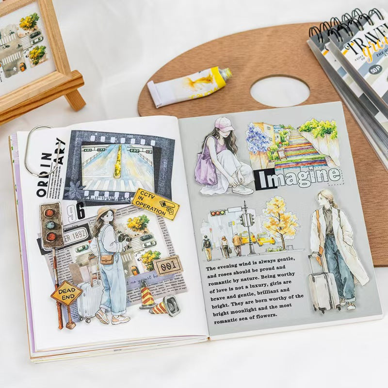 Journal PET sticker book (4.5*16.2cm)