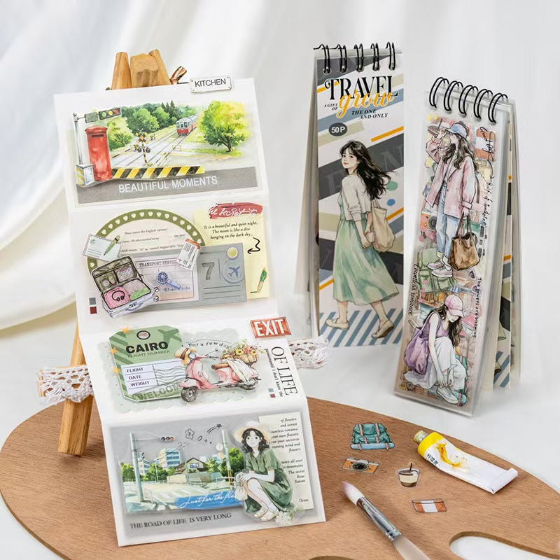 Journal PET sticker book (4.5*16.2cm)