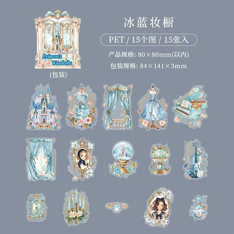 Journal PET sticker packs (15pcs/pack)