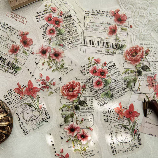 Journal PET sticker packs (10pcs/pack)