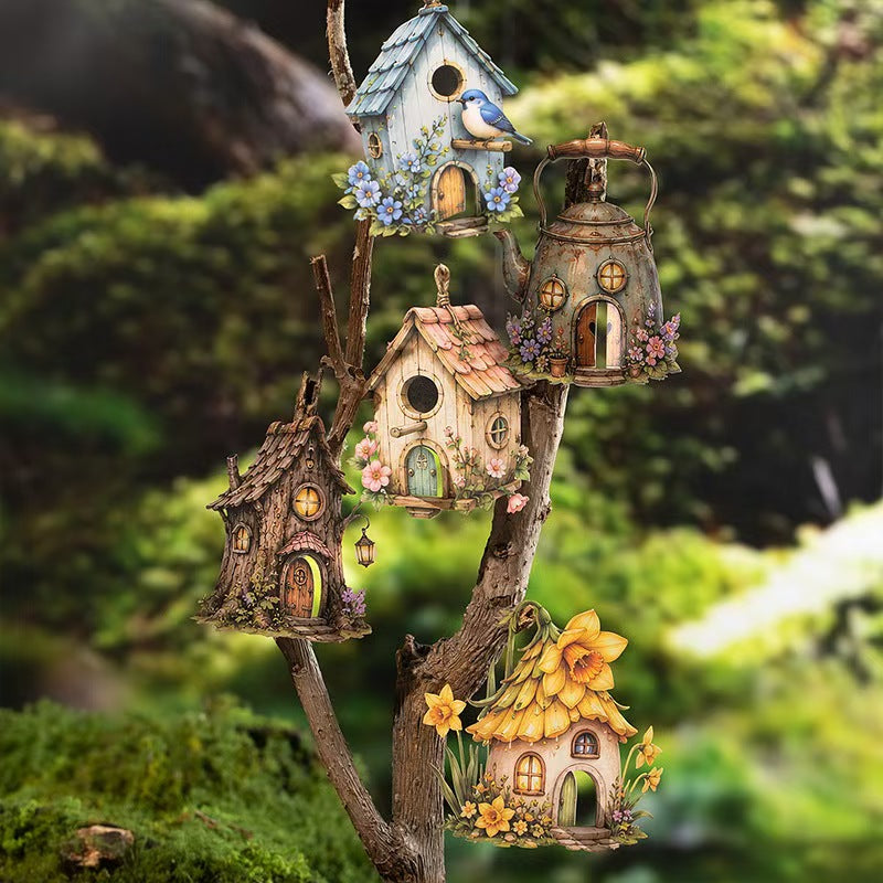 Journal hard card sticker packs (10pcs/pack) Fairy Tale House