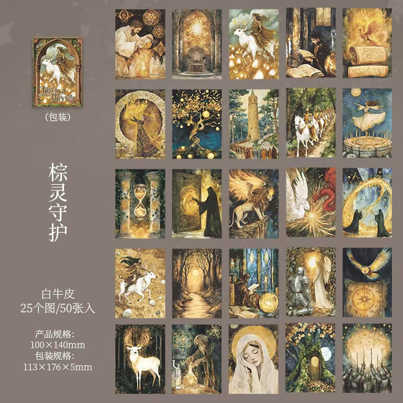Journal paper packs (Dark Fairy Tale) 50 sheets/pack