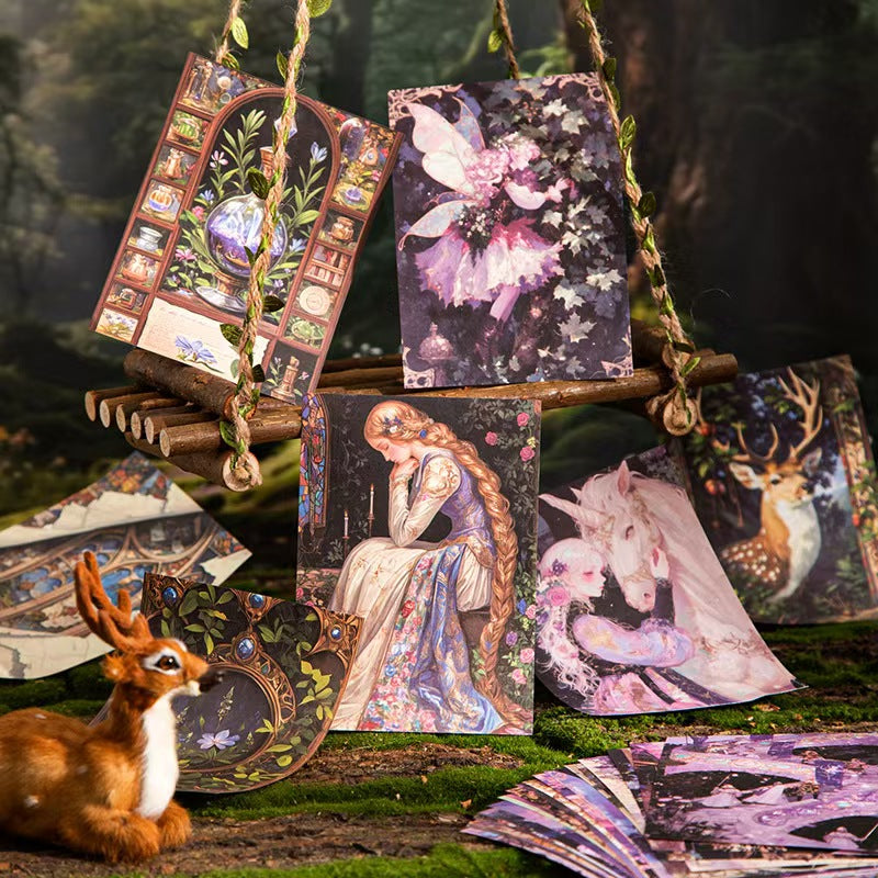 Journal paper packs (Dark Fairy Tale) 50 sheets/pack