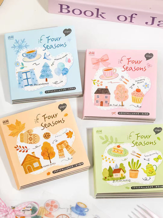 Journal PET sticker pack (20 sheets/pack)