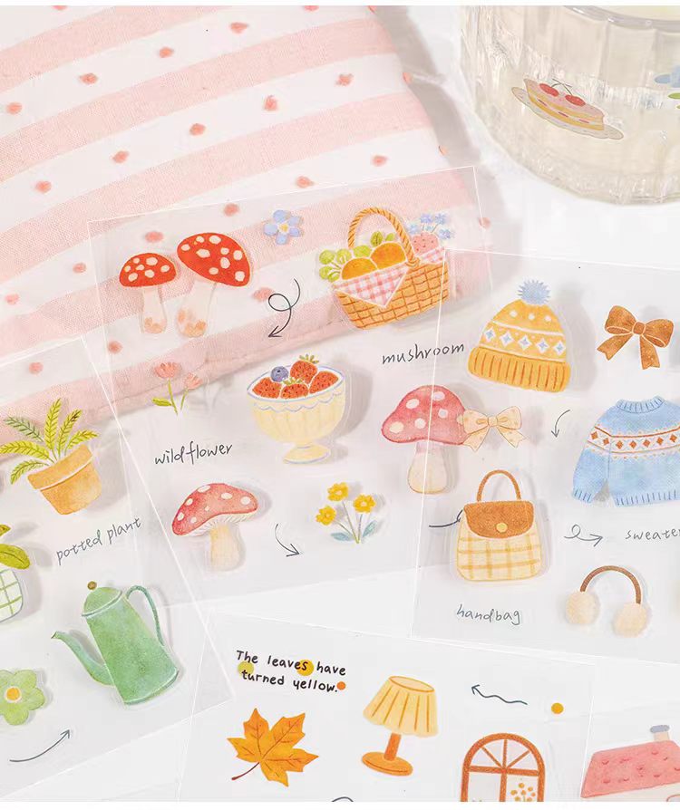 Journal PET sticker pack (20 sheets/pack)