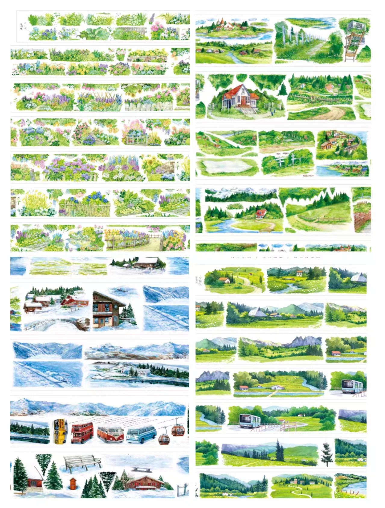 Journal landscape PET tape (10/12m/roll)