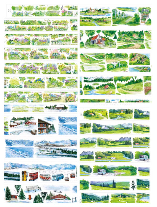 Journal landscape PET tape (10/12m/roll)