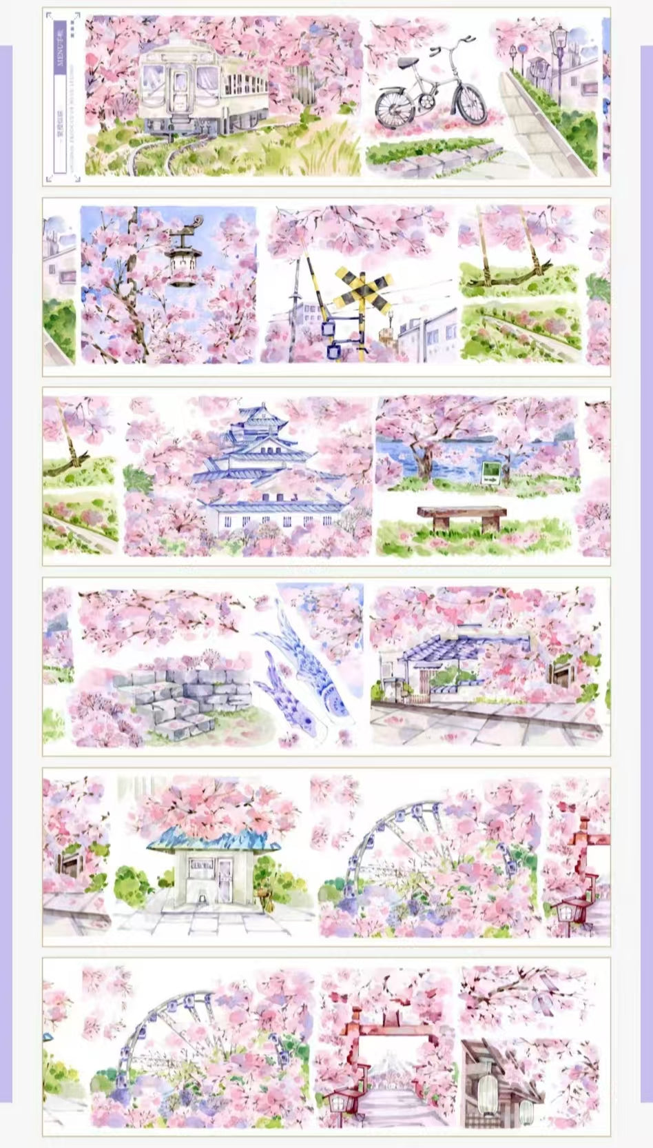 Journal landscape PET tape (10m/roll)