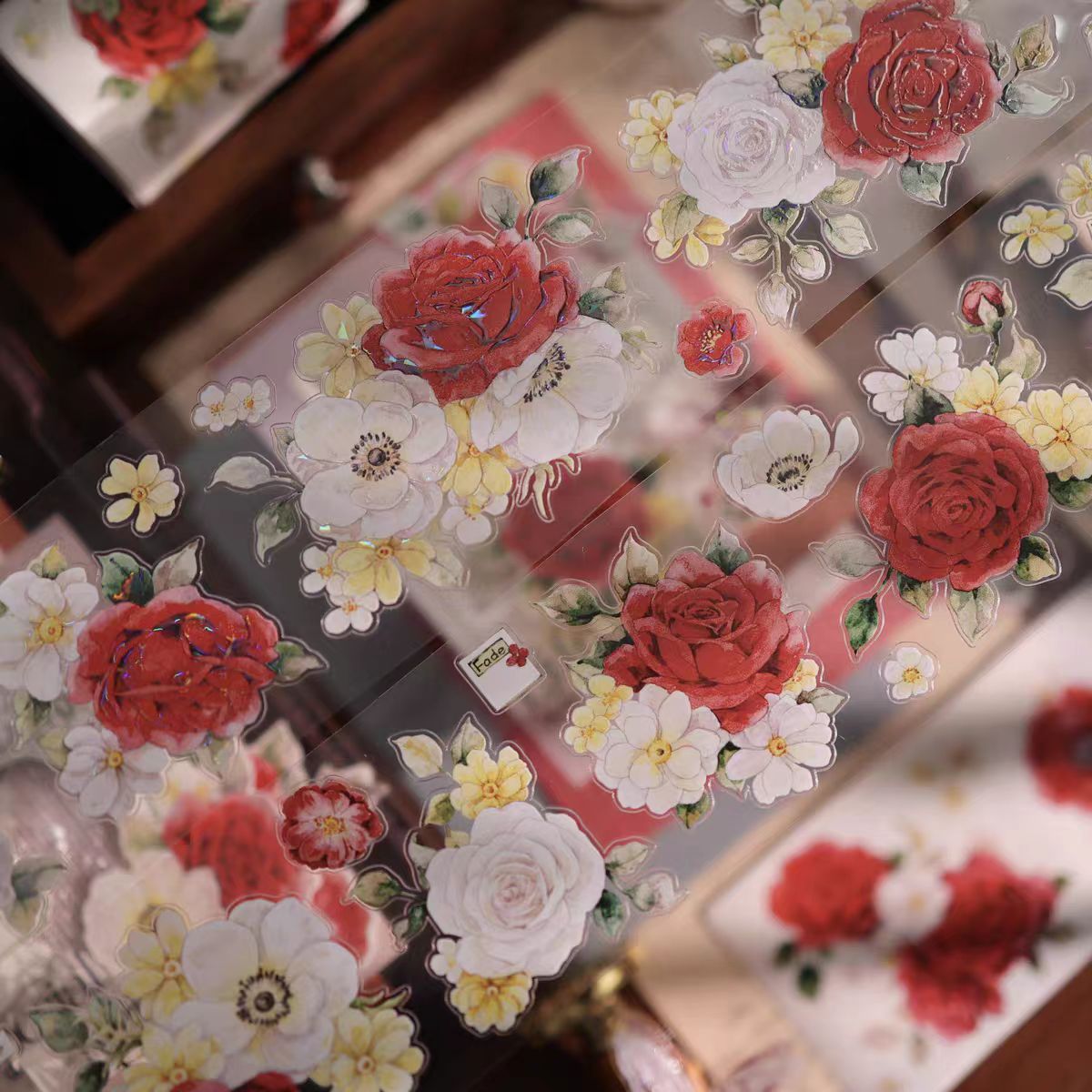 Journal flower pre-cut tape (5m/roll)