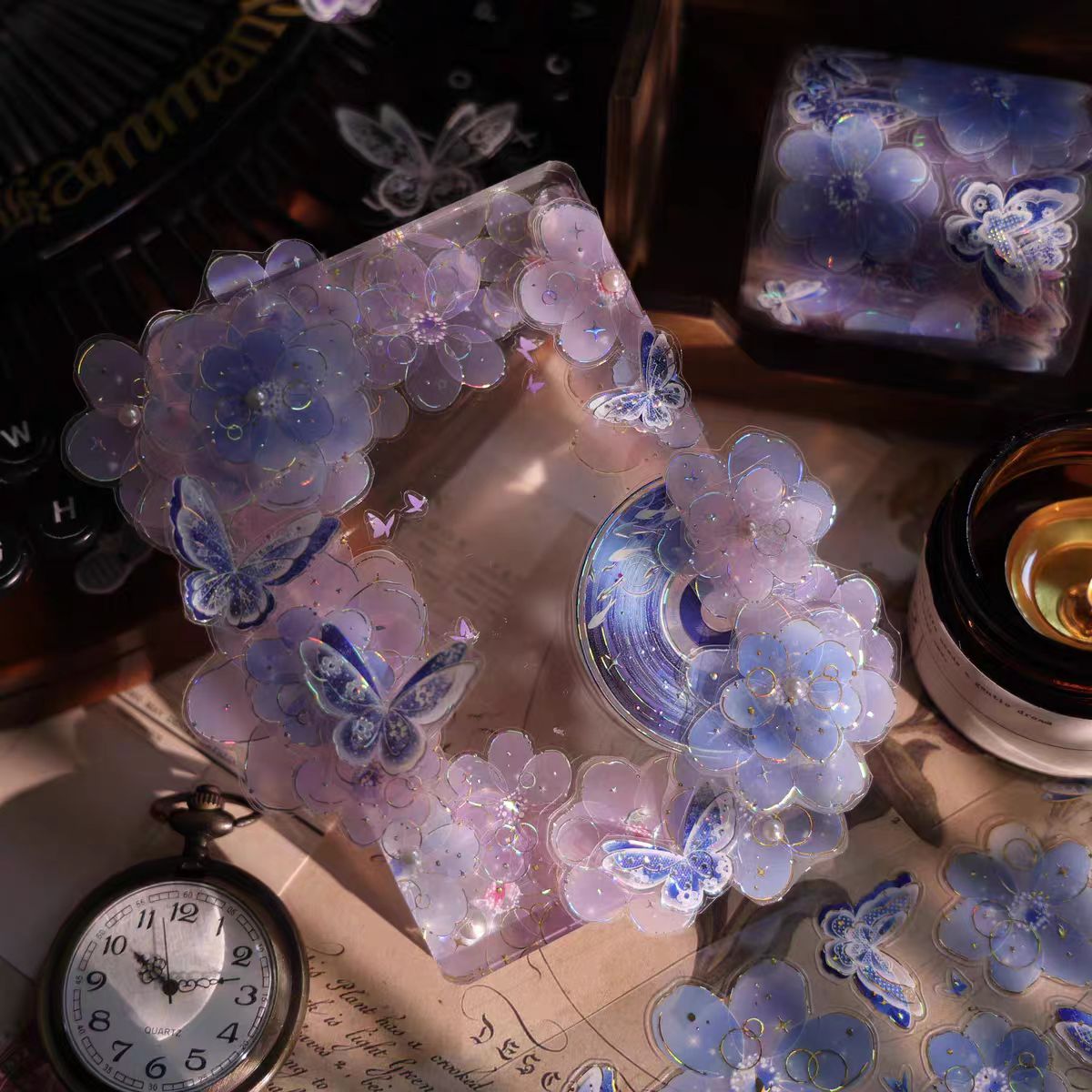 Journal flower pre-cut tape (5m/roll)