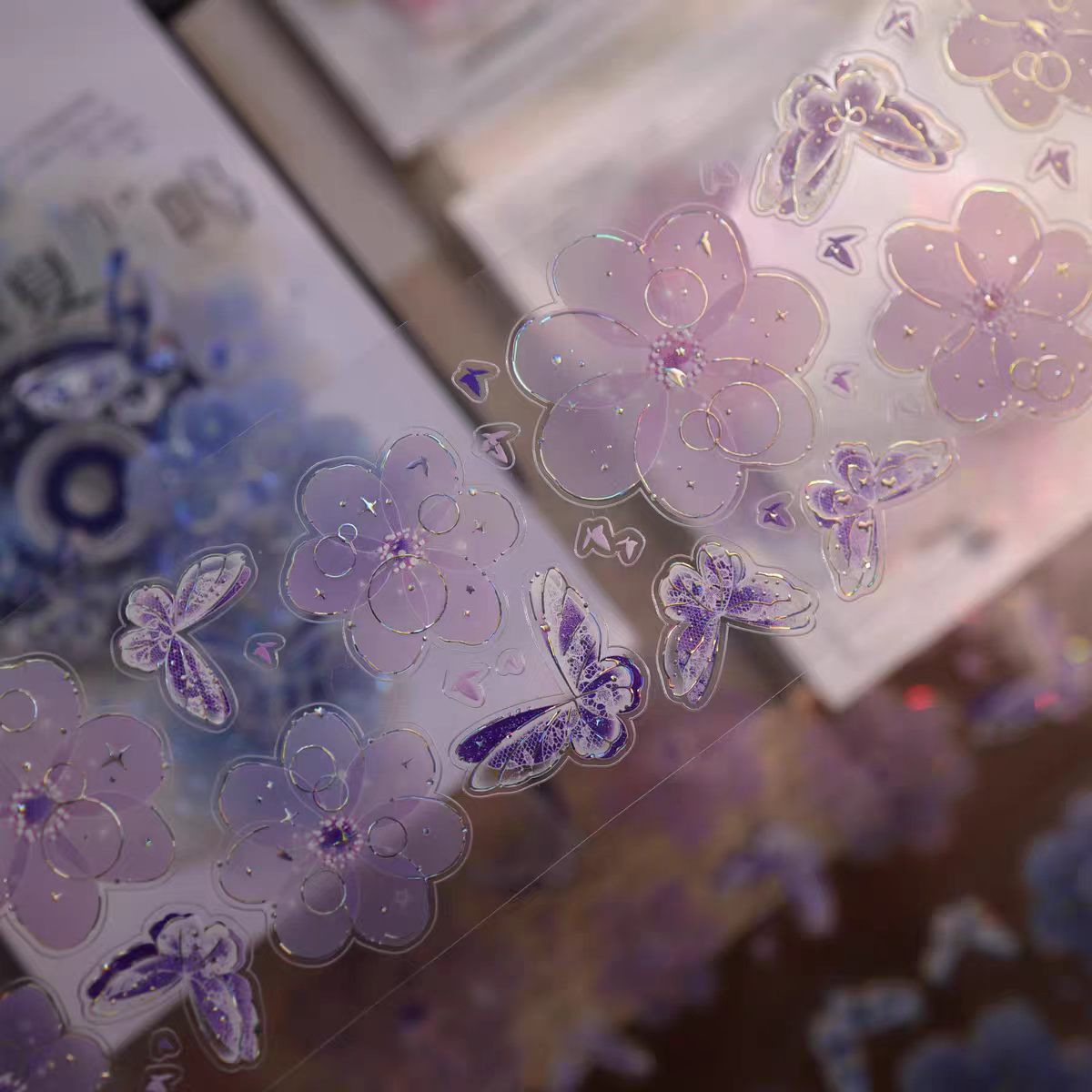Journal flower pre-cut tape (5m/roll)