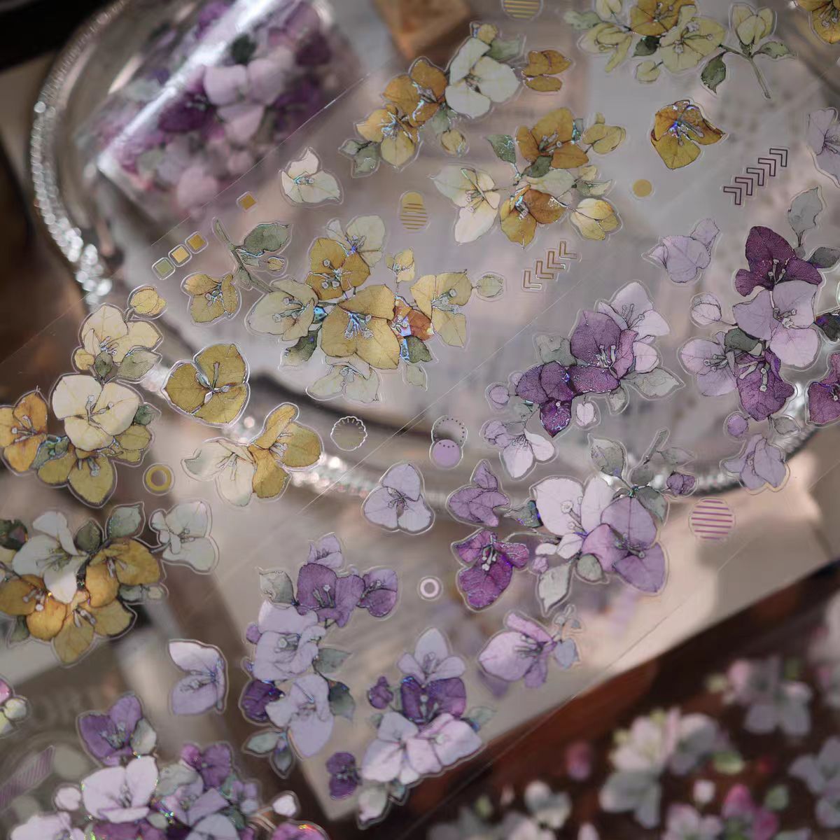 Journal flower pre-cut tape (6m/roll)