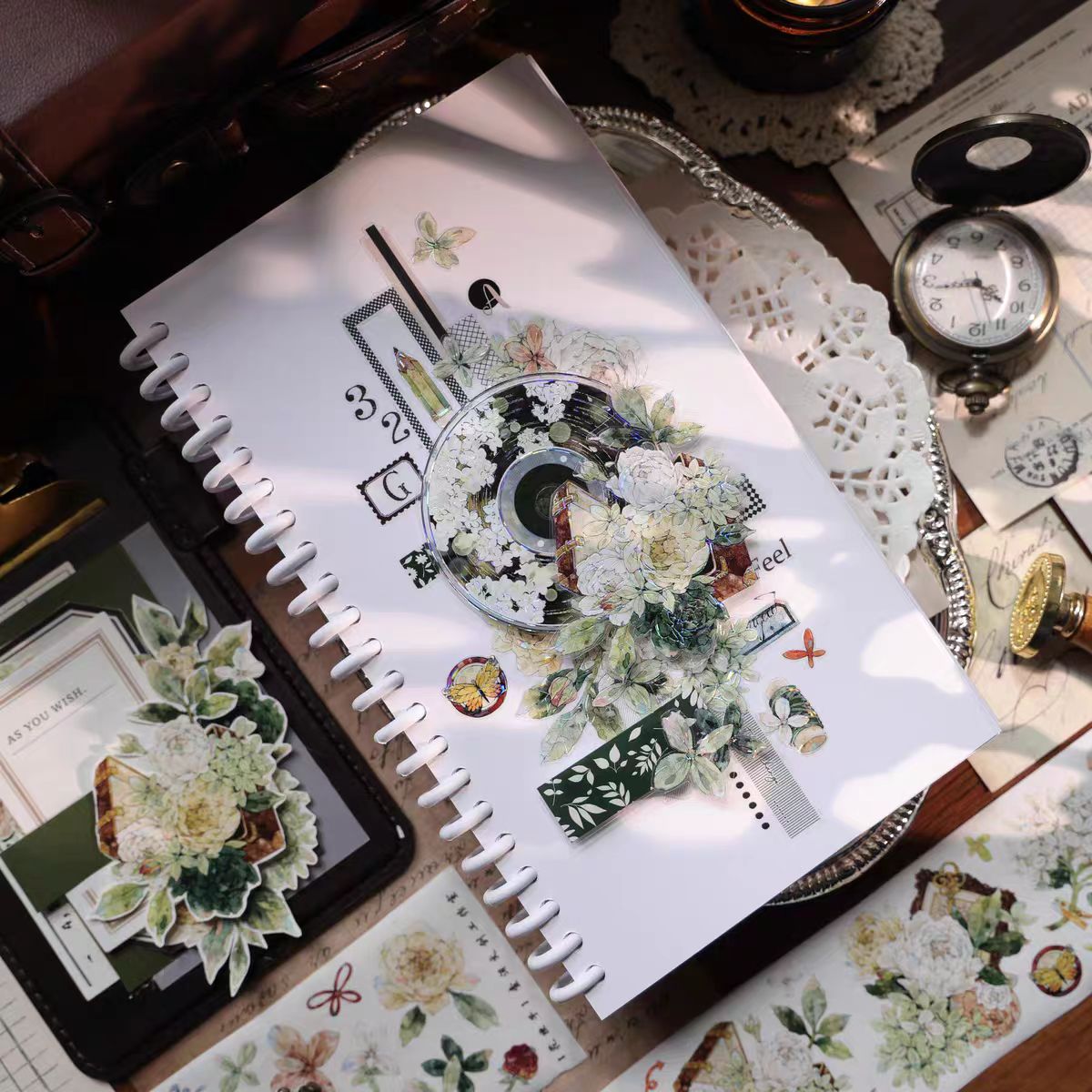 Journal flower pre-cut tape (5m/roll)