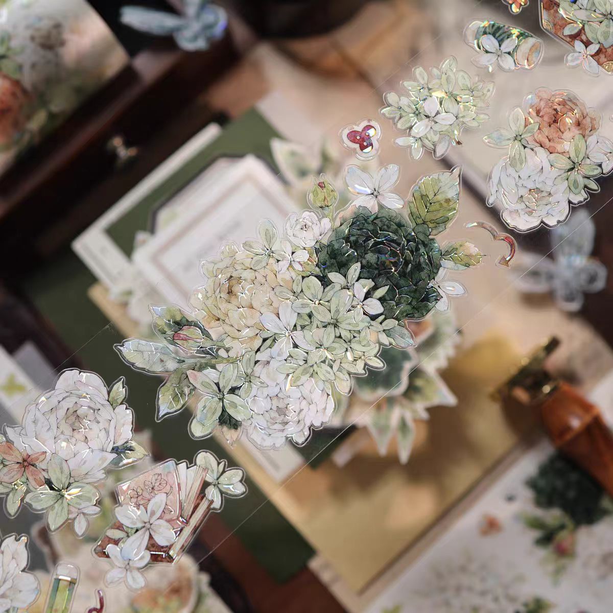 Journal flower pre-cut tape (5m/roll)
