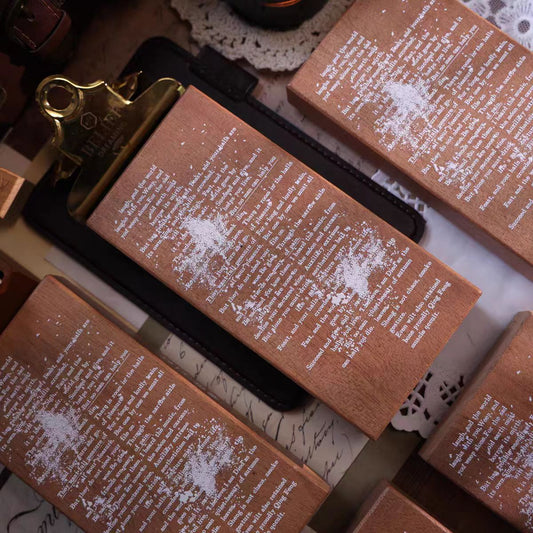 Wooden stamp (7.5*15cm)