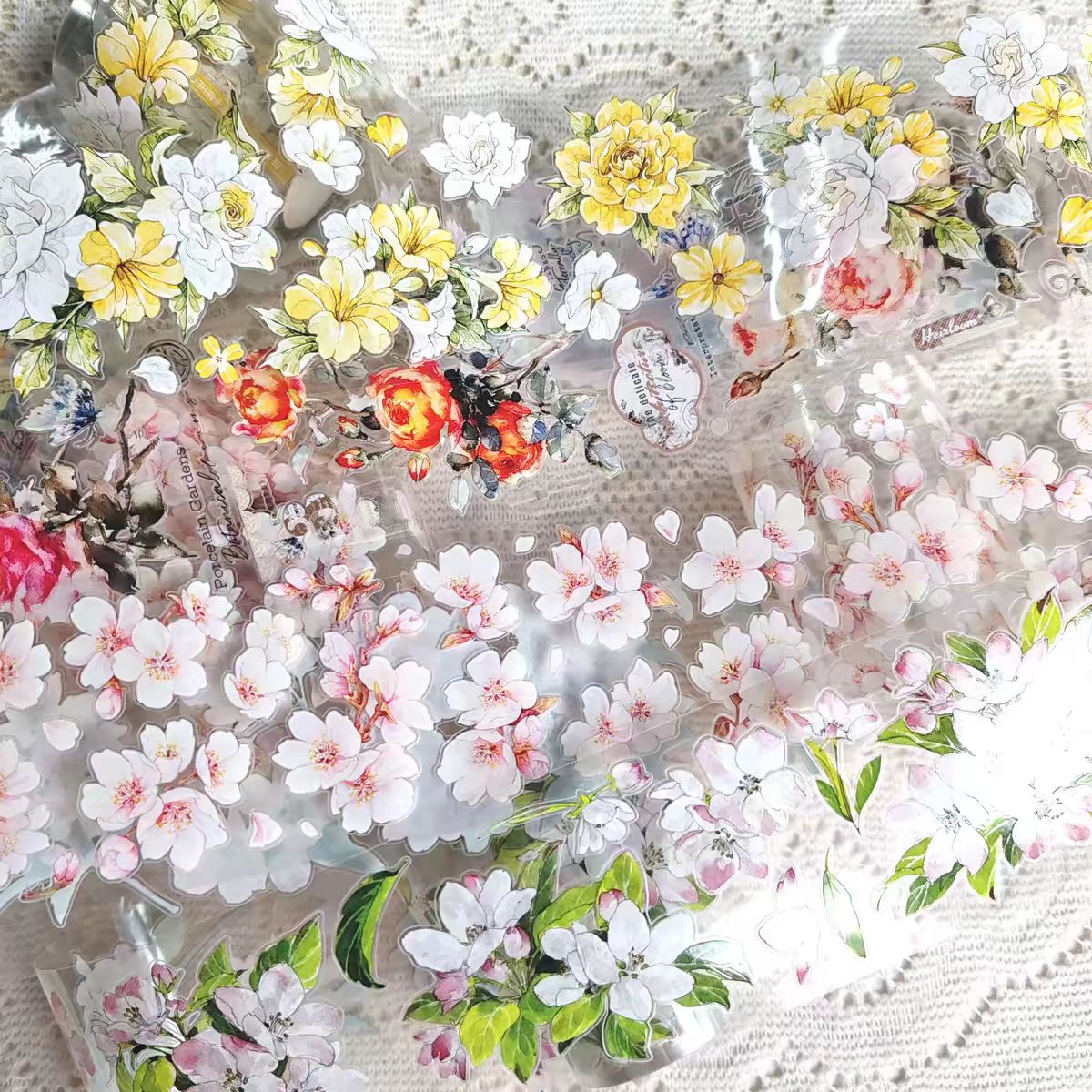 Journal flower PET tape (5m/roll)