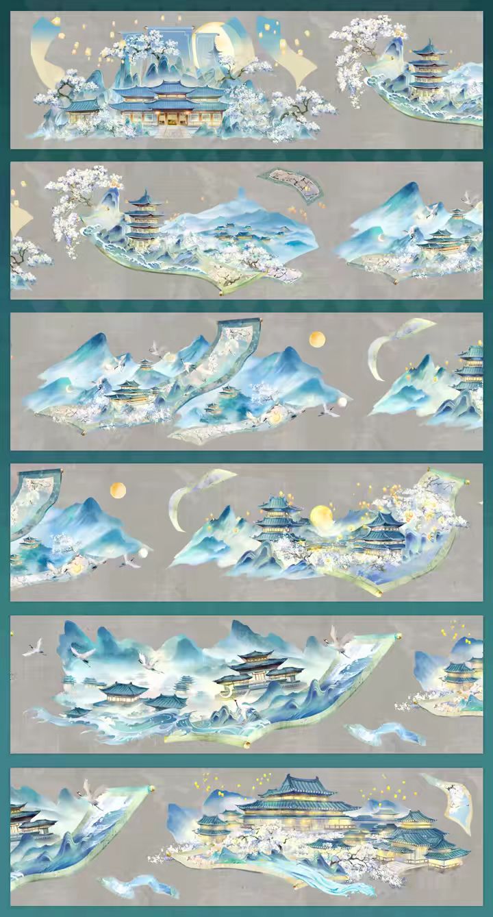 Journal landscape PET tape (10m/roll)