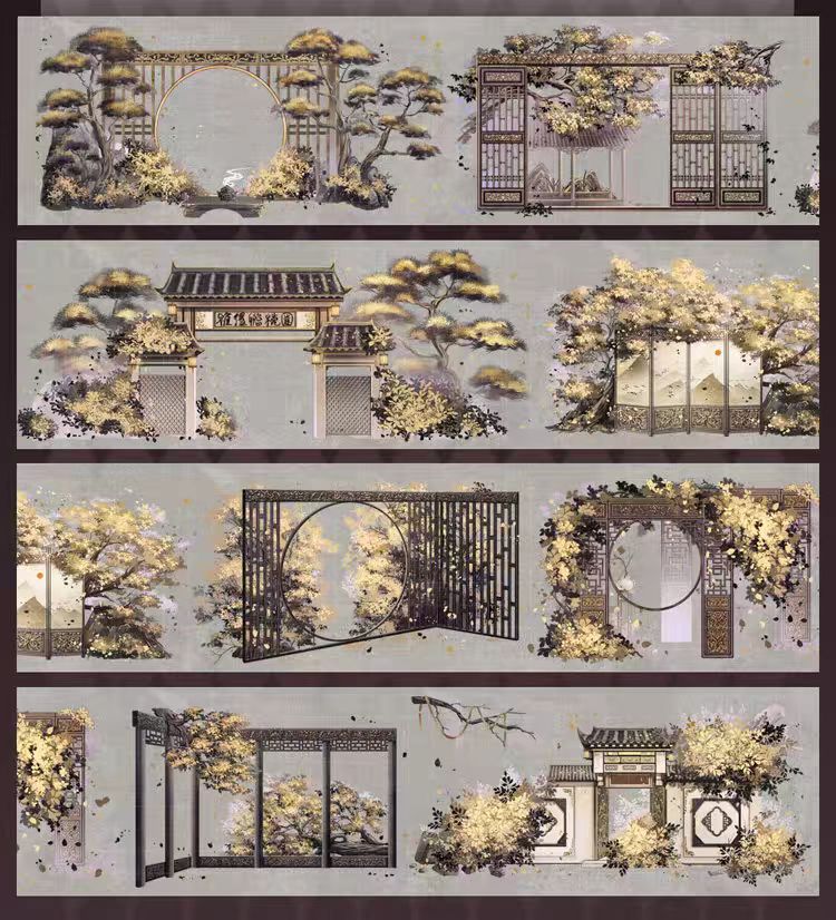 Journal landscape PET tape (10m/roll)
