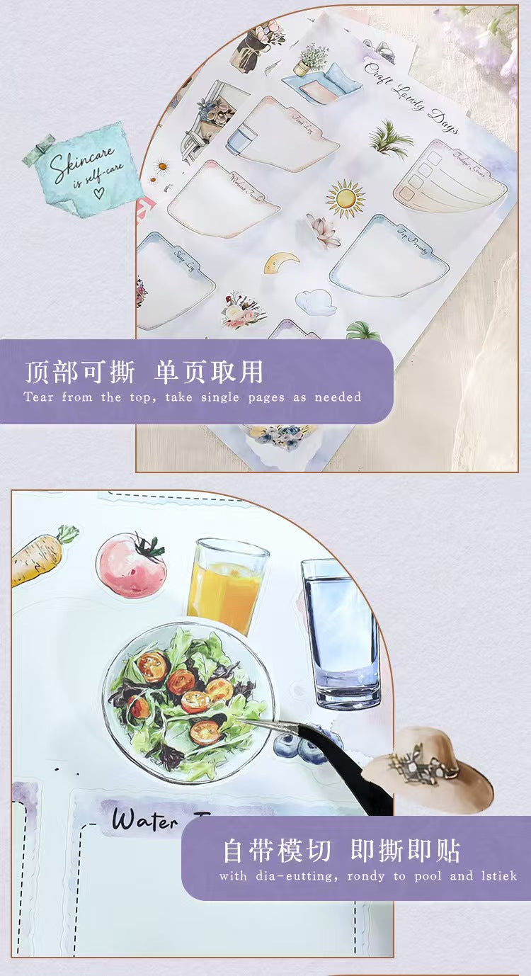 Planner sticker book