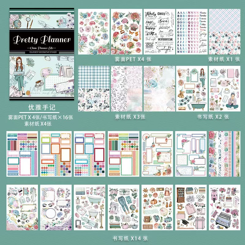 Planner sticker book
