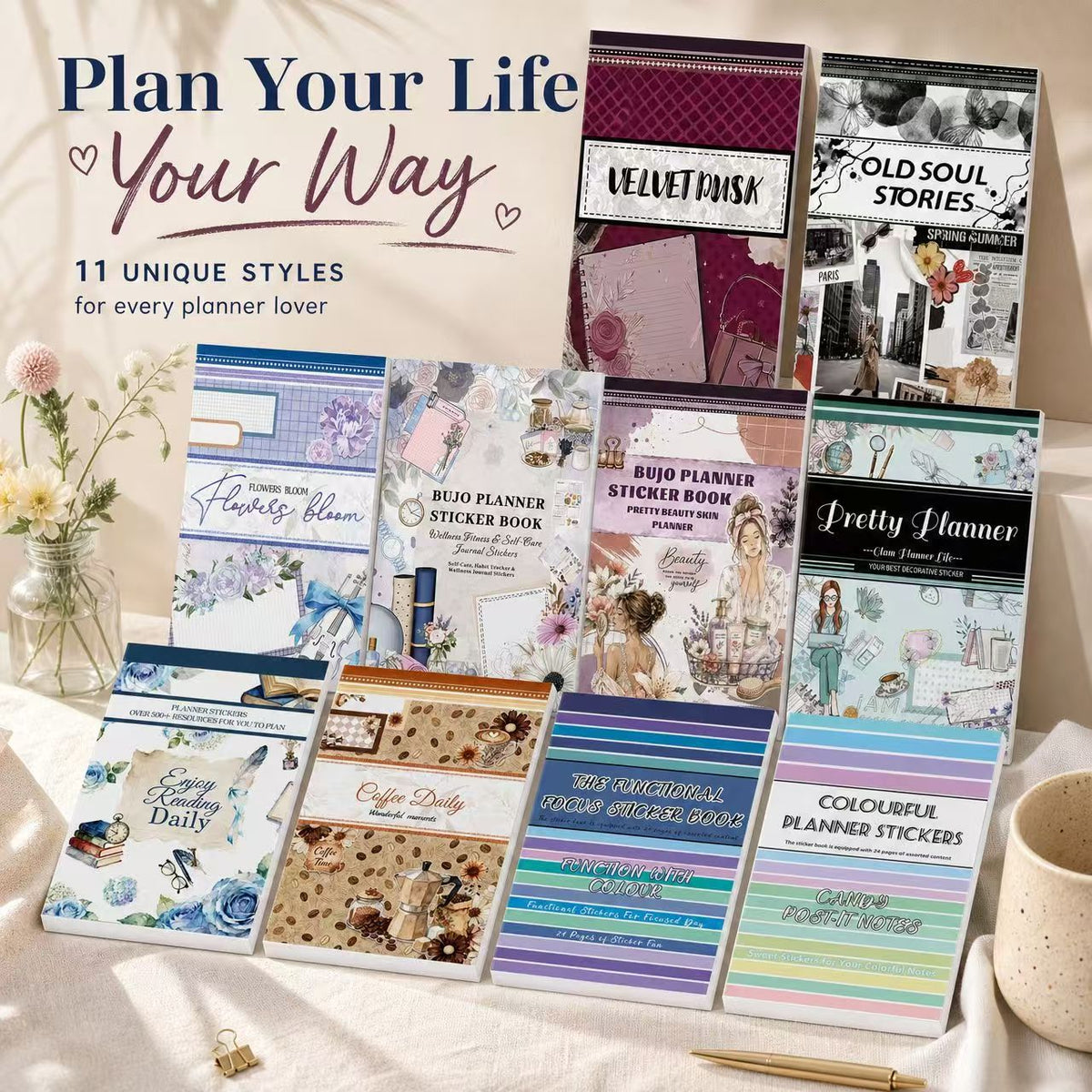 Planner sticker book