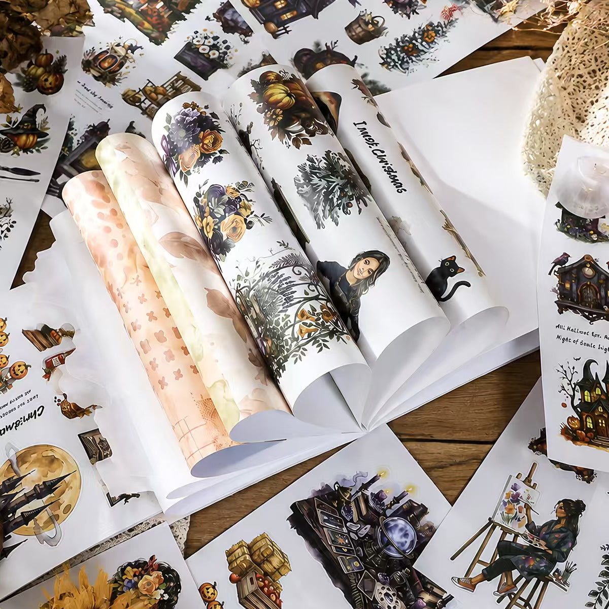 Journal sticker book (Halloween)