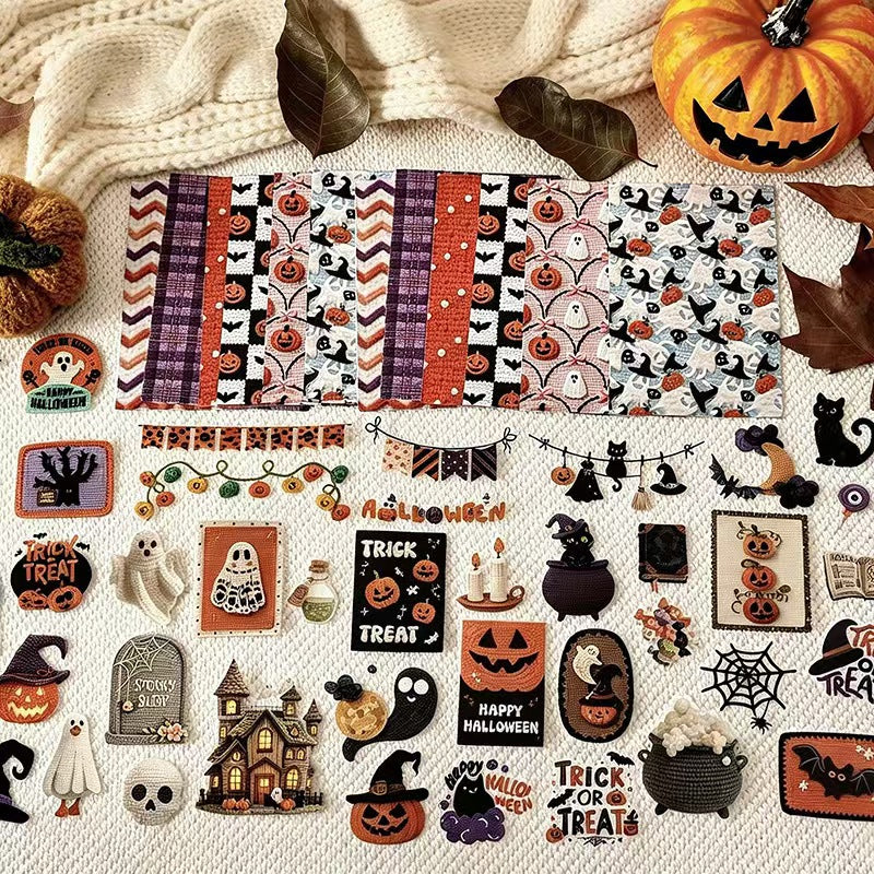 Journal sticker and paper pack (Halloween)