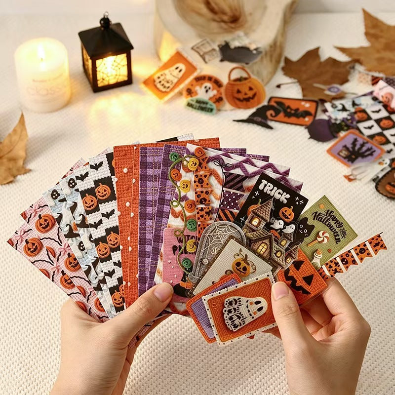 Journal sticker and paper pack (Halloween)