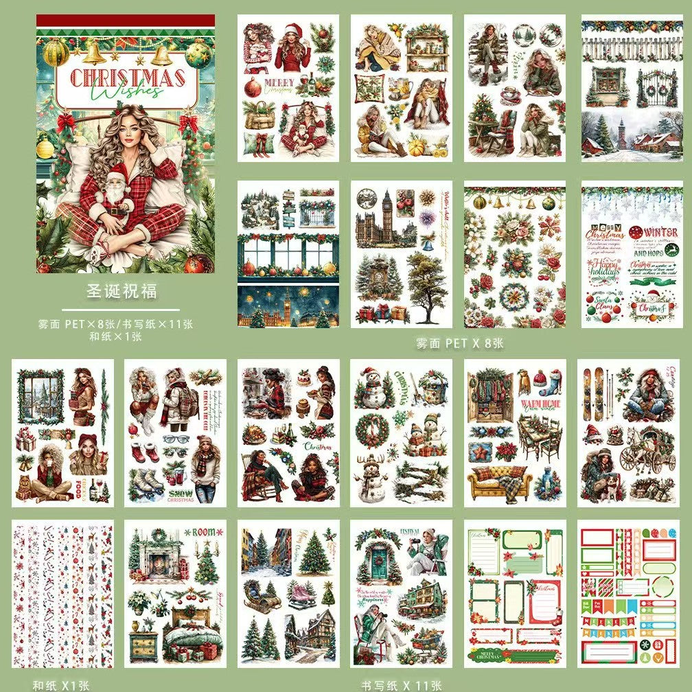Journal sticker book (Christmas)