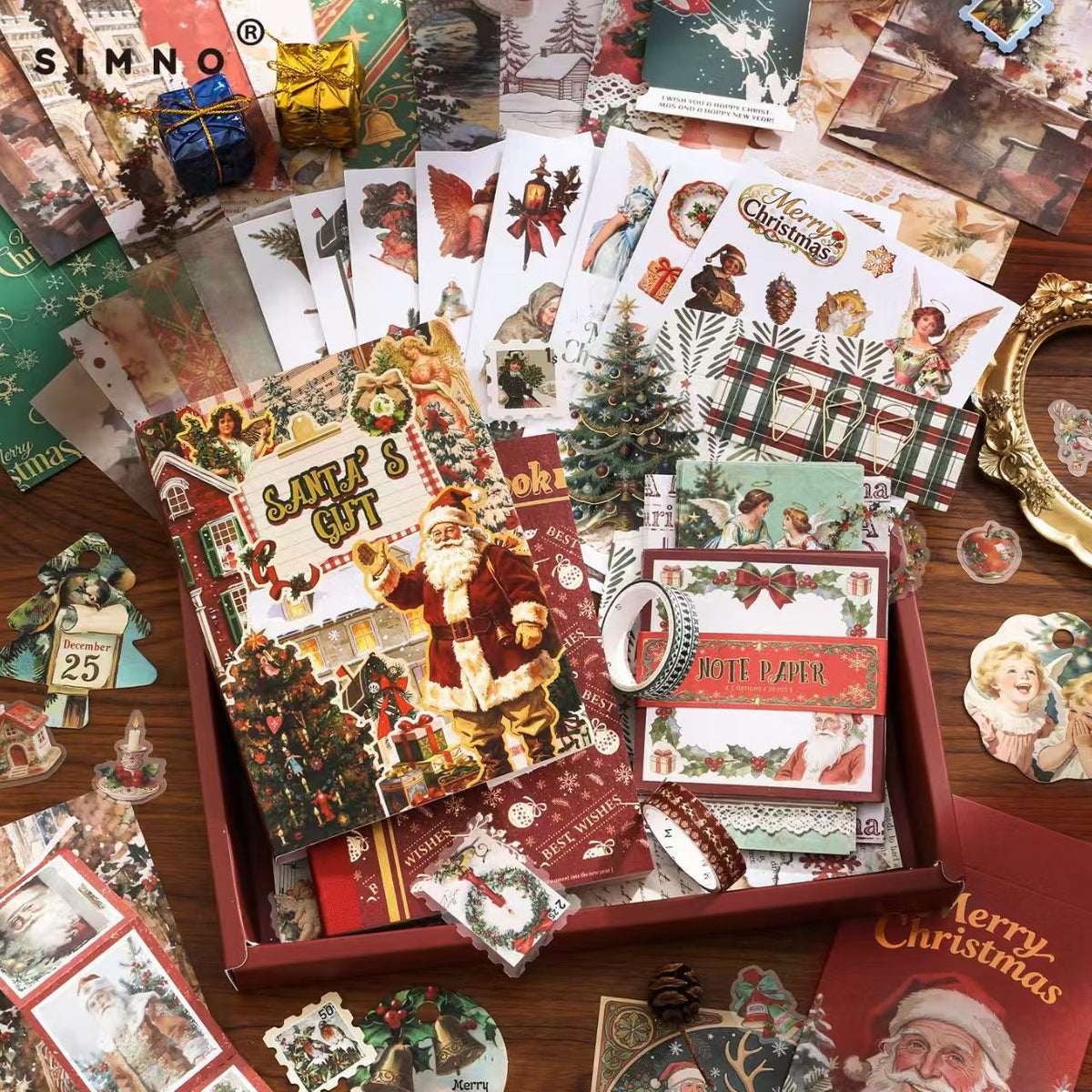 Journaling Supplies Gift Box （Christmas)