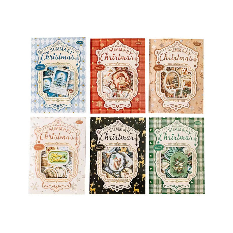 Journal sticker packs (30 pcs/pack) Christmas