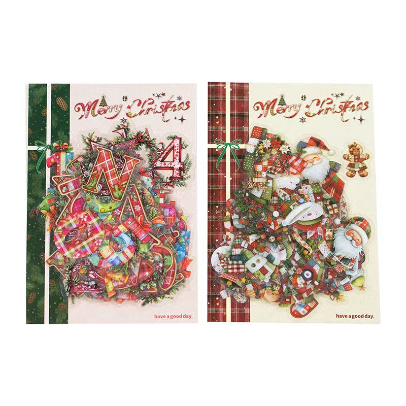Journal PET sticker packs (108 pcs/pack) Christmas
