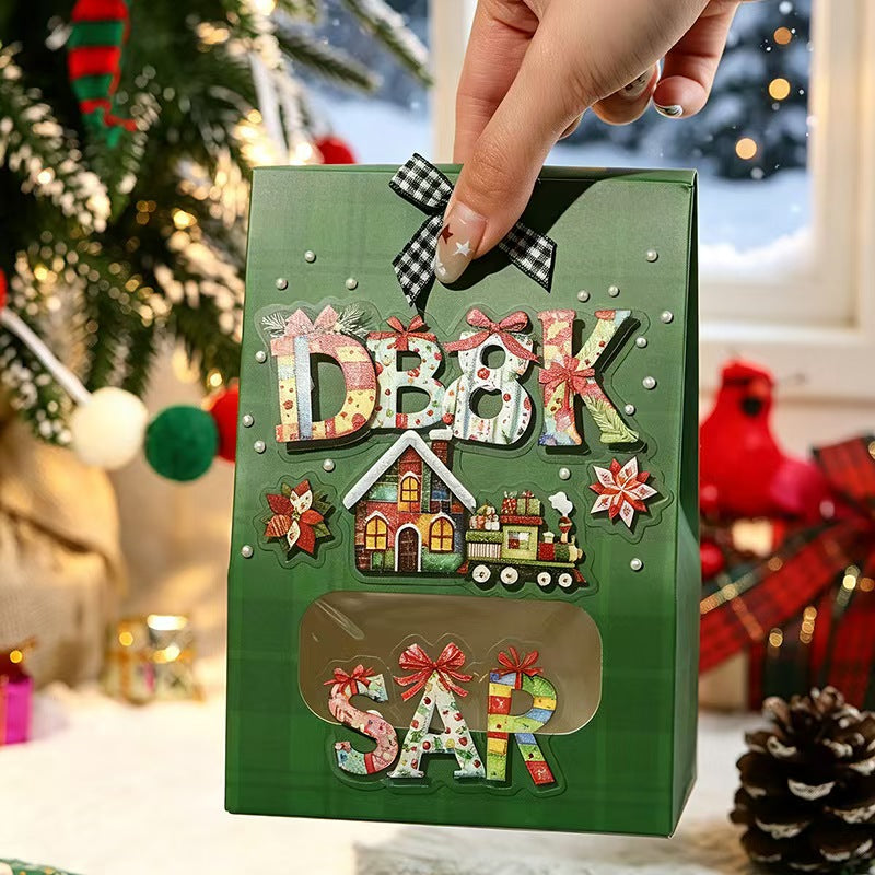 Journal PET sticker packs (108 pcs/pack) Christmas
