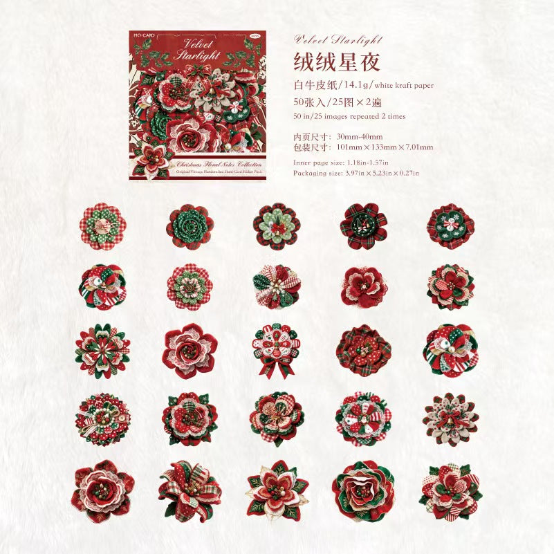 Journal sticker packs (50 pcs/pack) Christmas