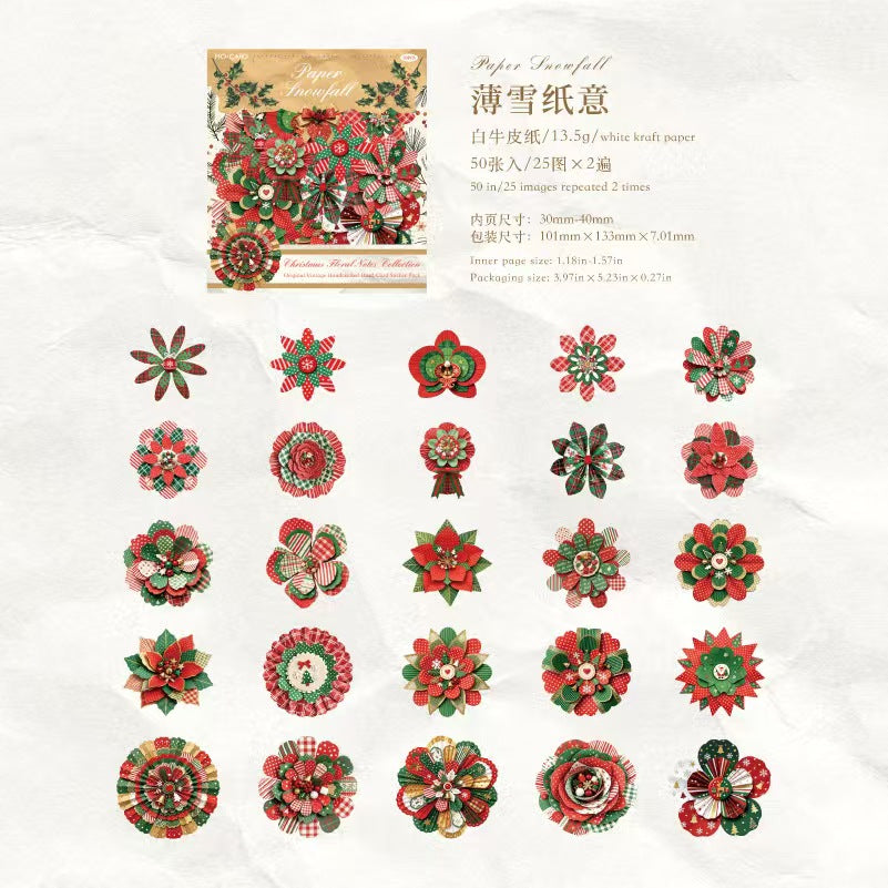 Journal sticker packs (50 pcs/pack) Christmas