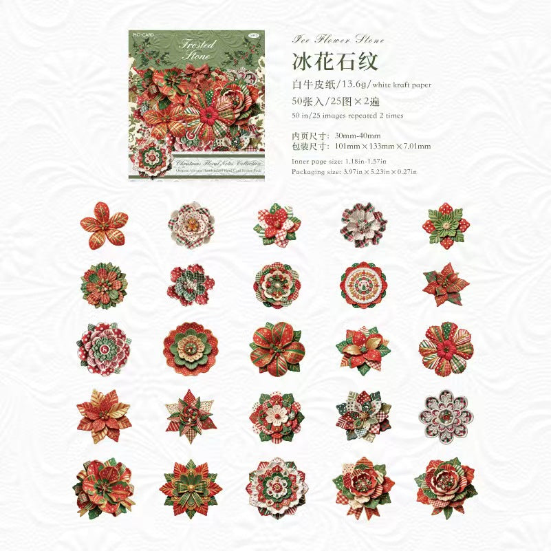 Journal sticker packs (50 pcs/pack) Christmas