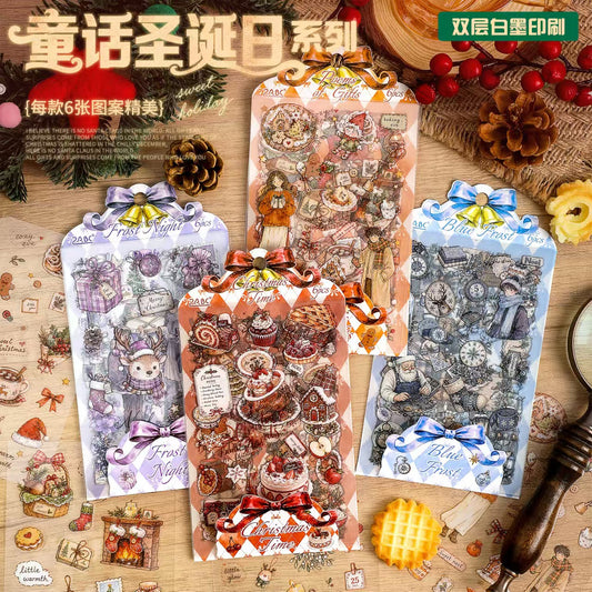 Journal PET sticker packs (Christmas)