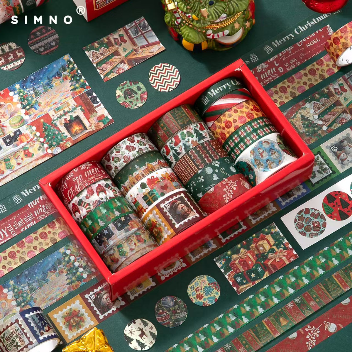 Journal tape set (18 rolls) Christmas
