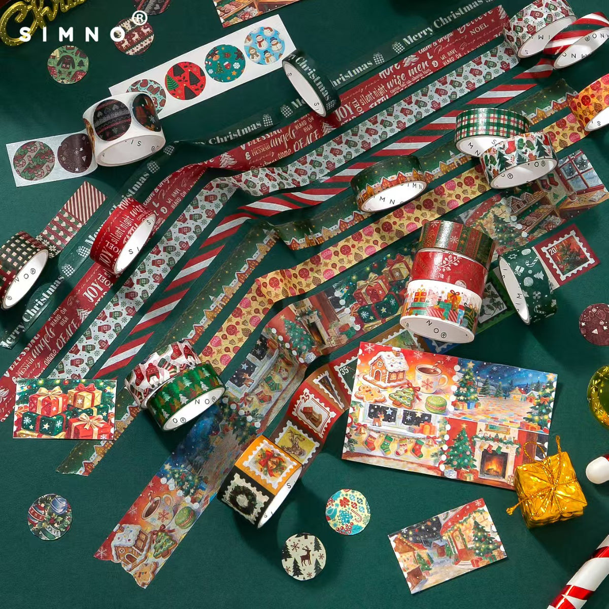 Journal tape set (18 rolls) Christmas