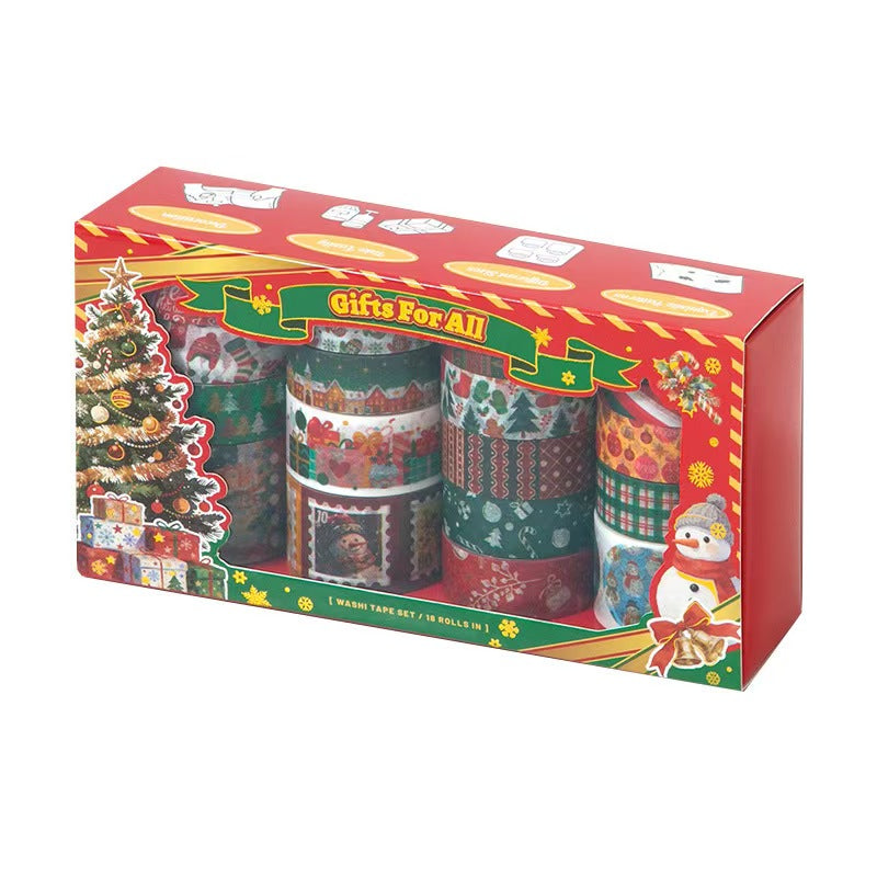 Journal tape set (18 rolls) Christmas