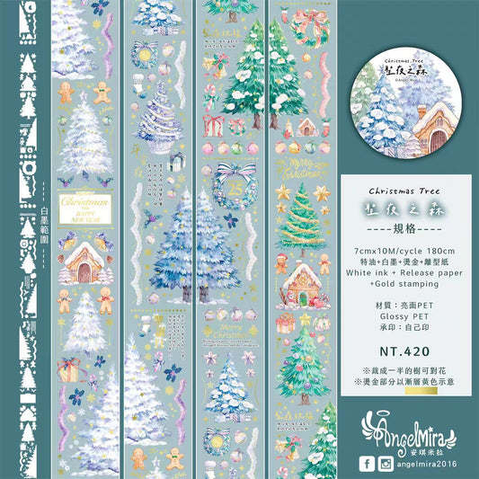 Journal PET tape (10m/roll) Christmas