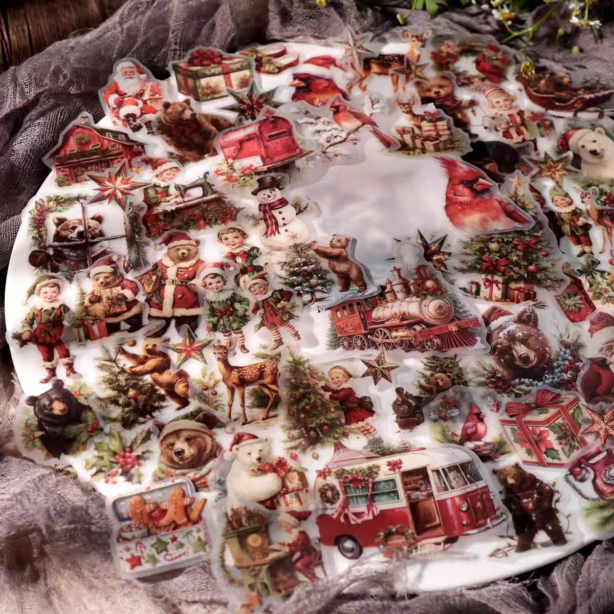 Journal sticker pack (62 pcs) Christmas