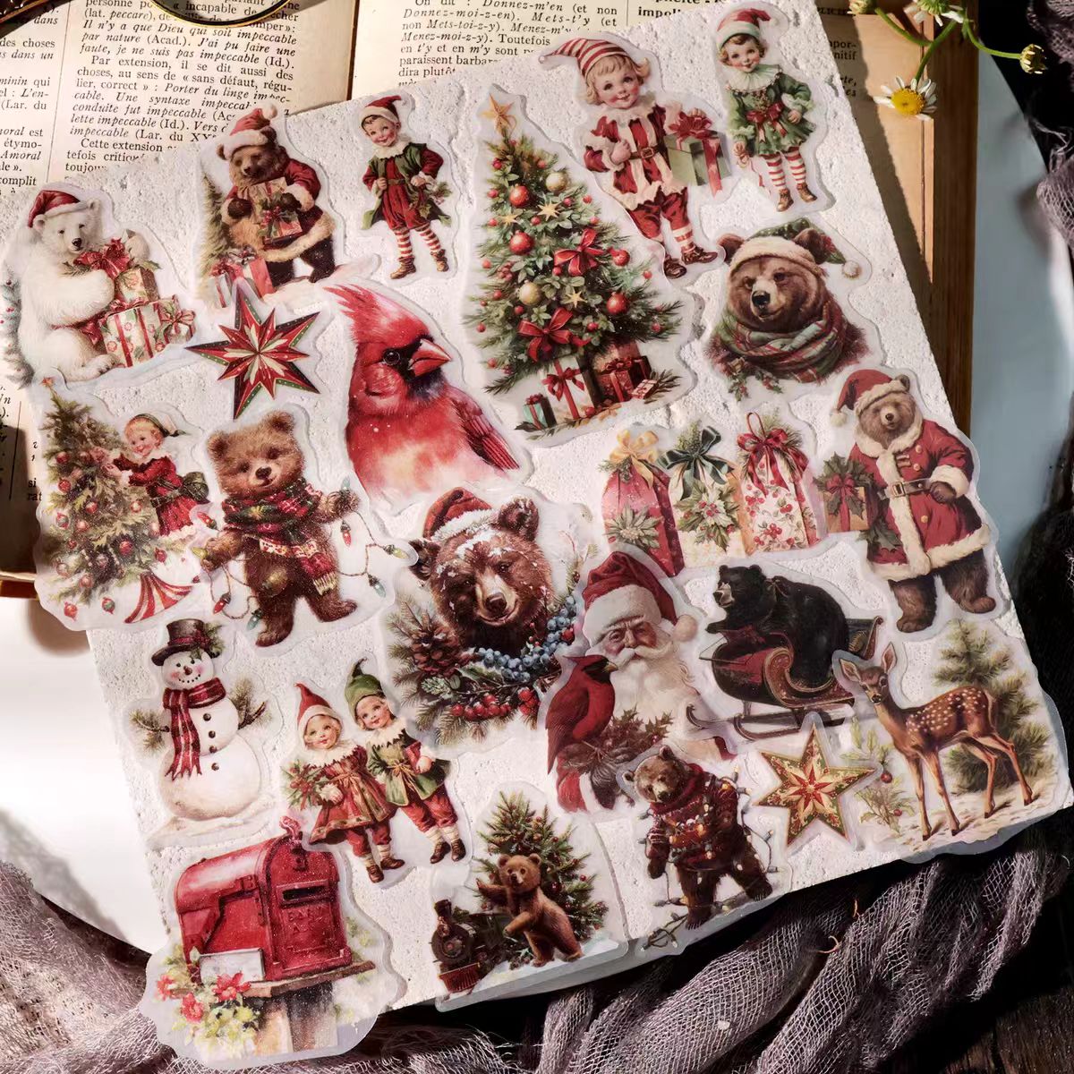 Journal sticker pack (62 pcs) Christmas