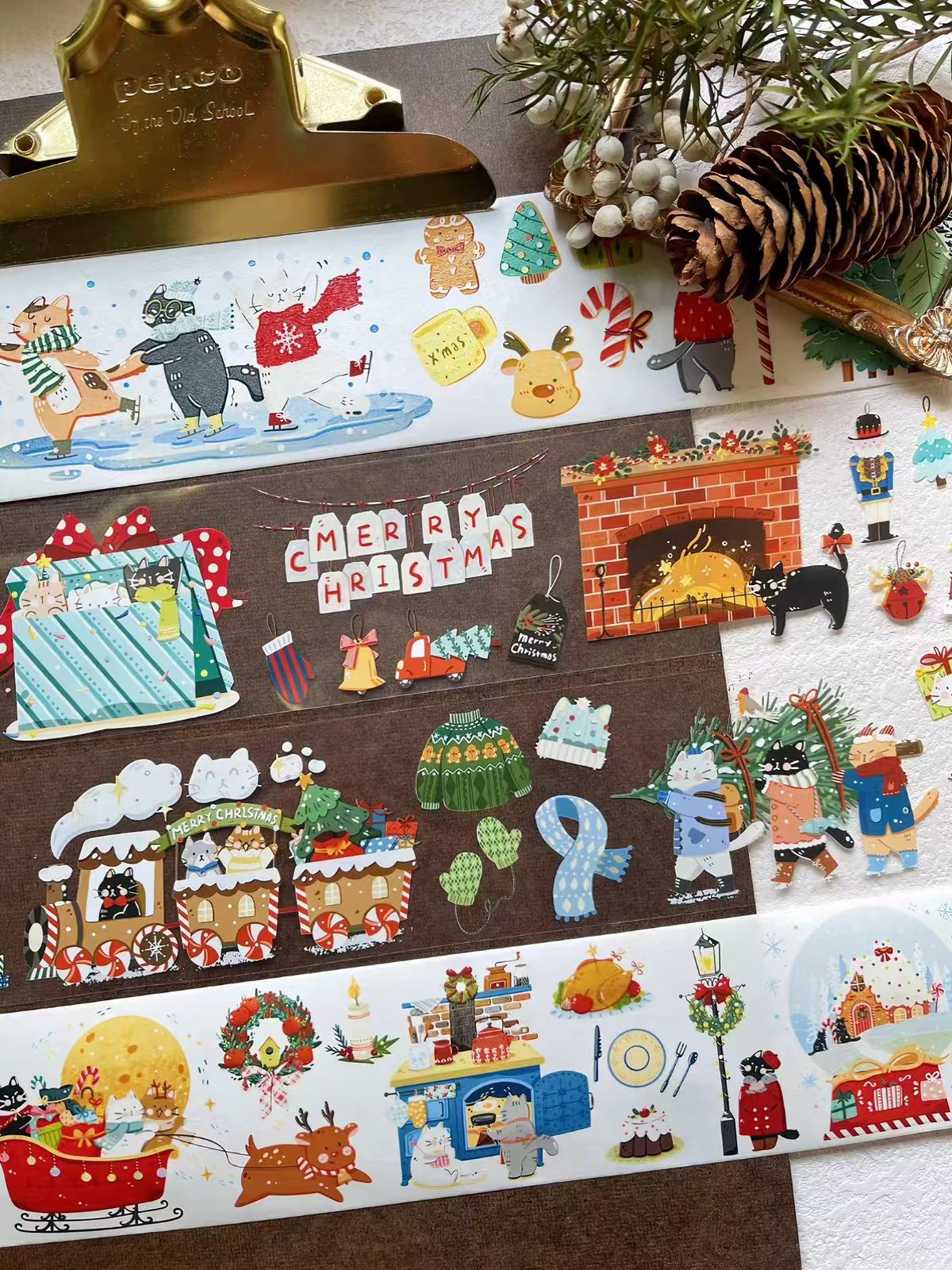 Journal tape (6cm*6m/roll) Christmas