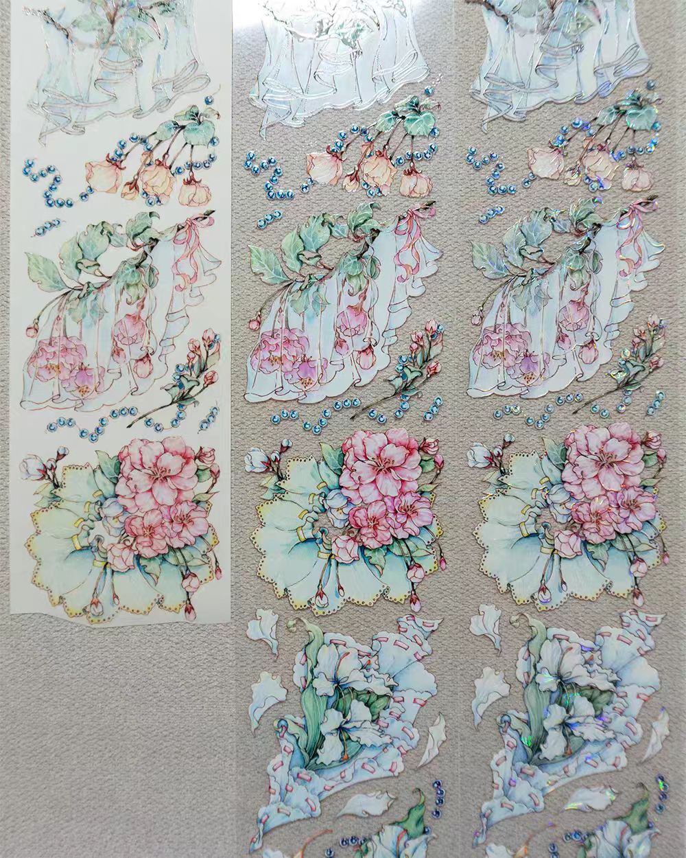Journal PET flower tape (6/10m/roll)