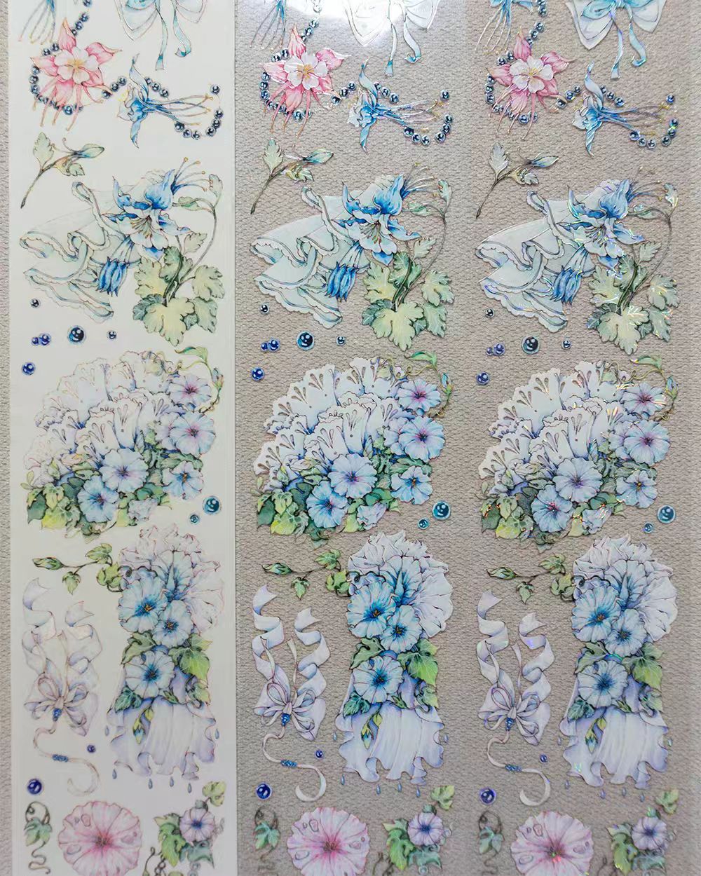 Journal PET flower tape (6/10m/roll)