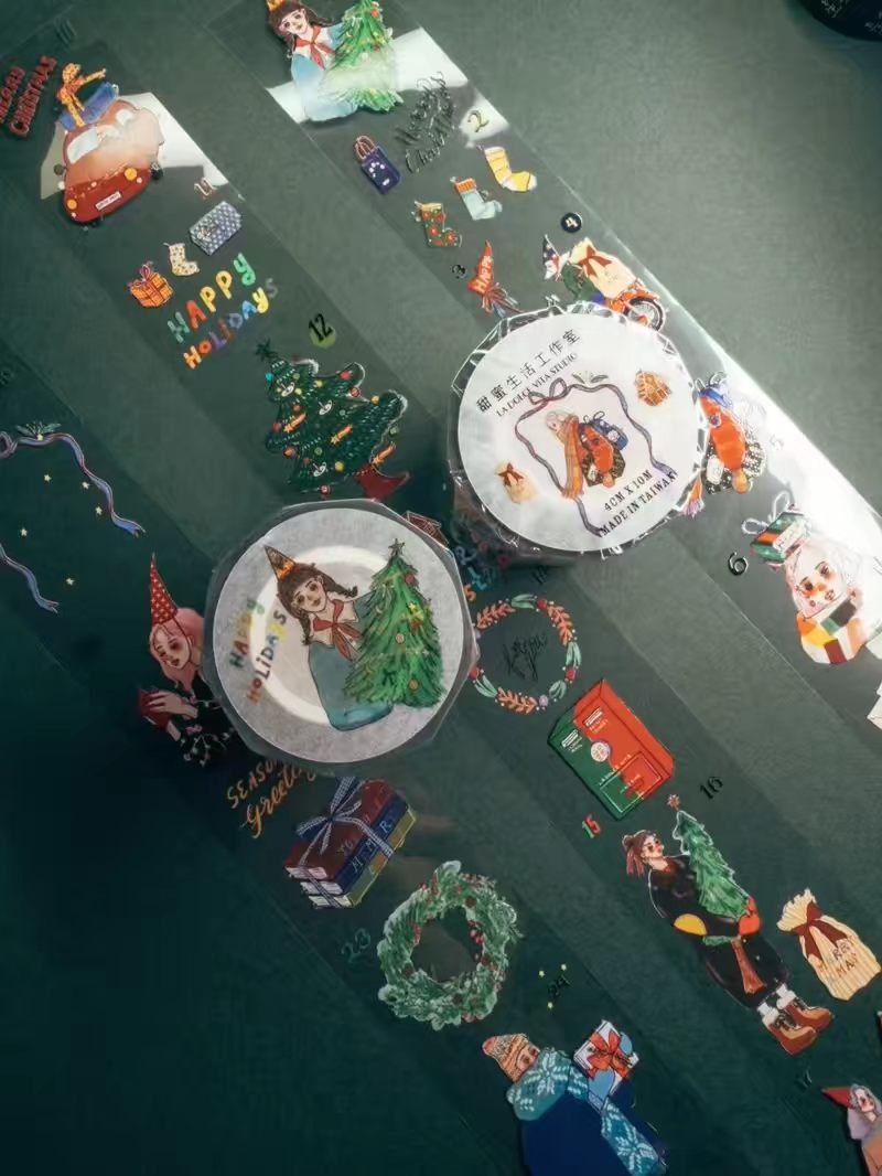 Journal PET tape (10m/roll) Christmas