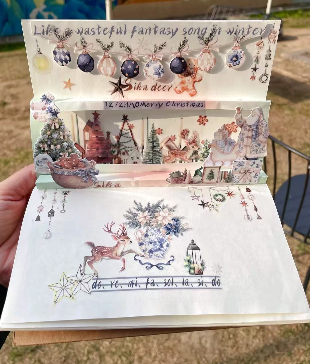 Journal PET tape (3m/roll) Christmas